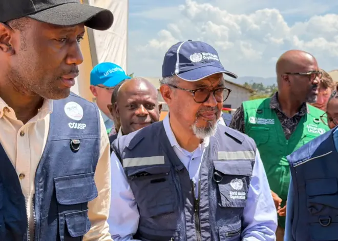 WHO chief lands in eastern DR Congo, epicenter of Ebola, as outbreak outpaces response