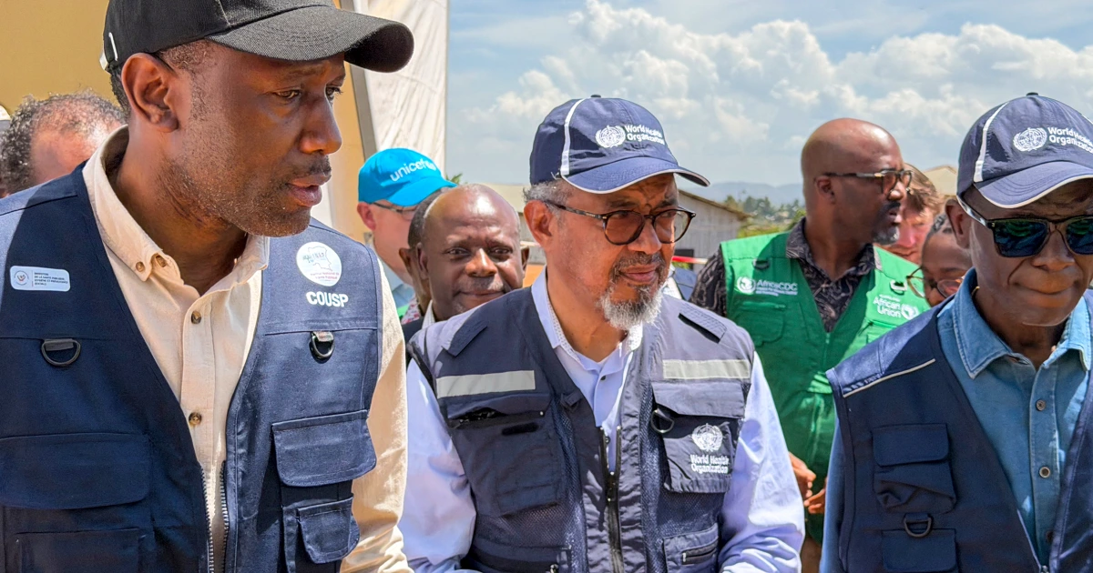 WHO chief lands in eastern DR Congo, epicenter of Ebola, as outbreak outpaces response