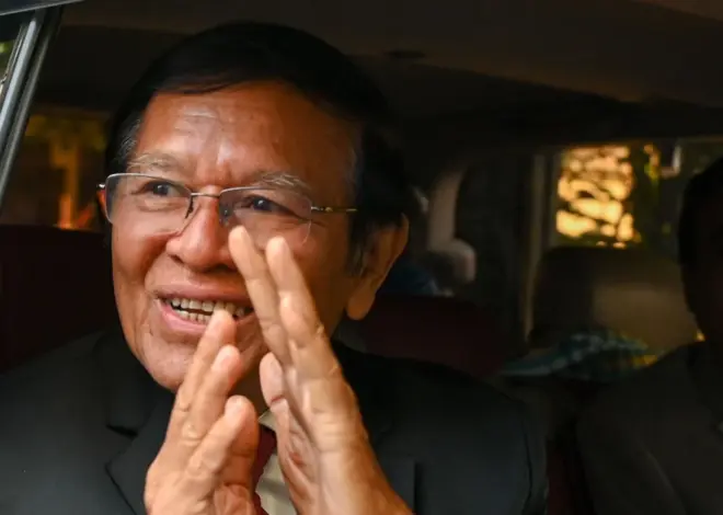 Cambodian opposition leader receives royal pardon for 27-year treason sentence