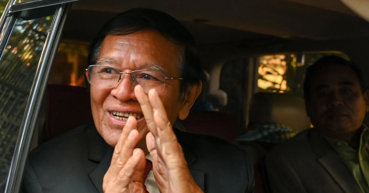 Cambodian opposition leader receives royal pardon for 27-year treason sentence