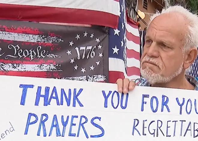 California man known for pro-Trump displays dies after assault outside his home