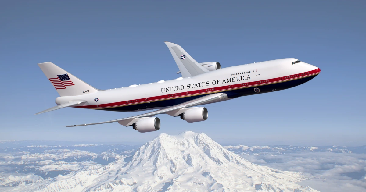 Trump mulls inaugural flight of new Air Force One at Mount Rushmore event