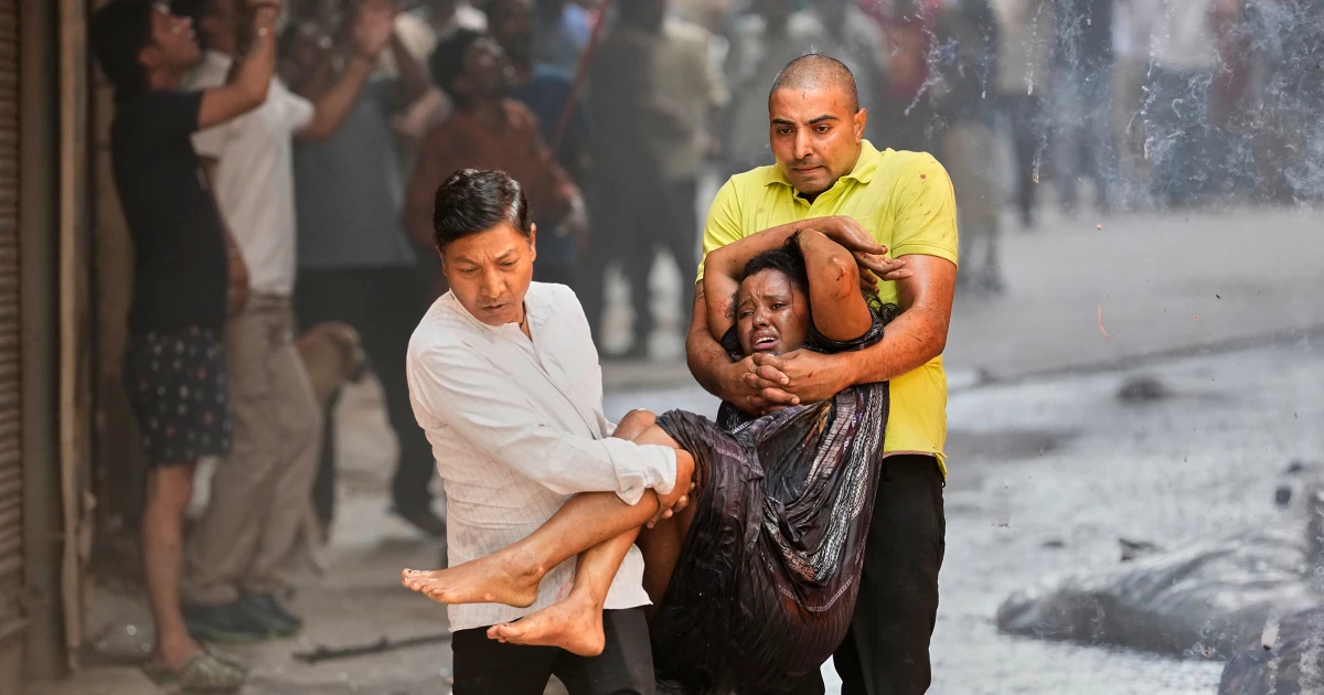 Fire in Delhi hotel kills at least 21, police say