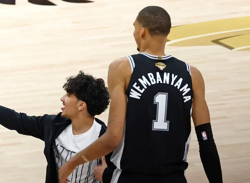 NBA bans two fans for life after one runs onto the court during, attempts selfie with Wemby