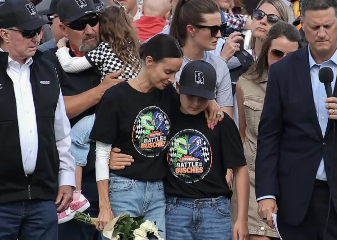 Samantha Busch says family feels ‘not alone’ in first statement since Kyle Busch’s death
