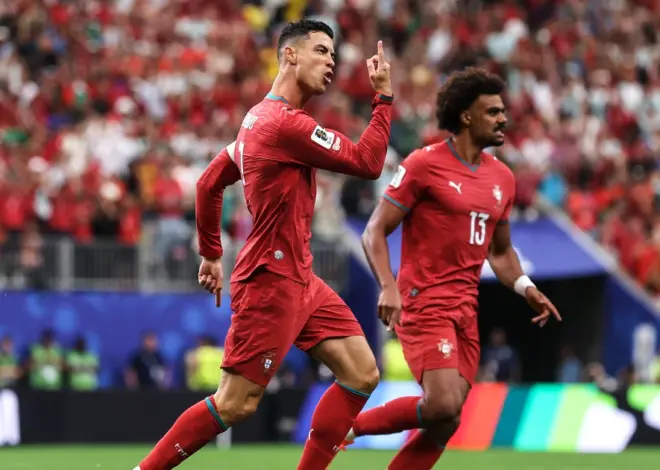 Cristiano Ronaldo makes history as the first player to score in six different World Cups