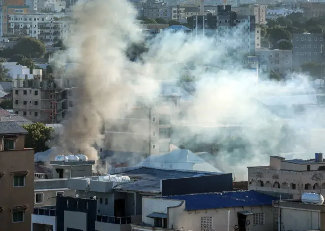 Armed clashes erupt in Somalia’s capital ahead of a planned anti-government demonstration