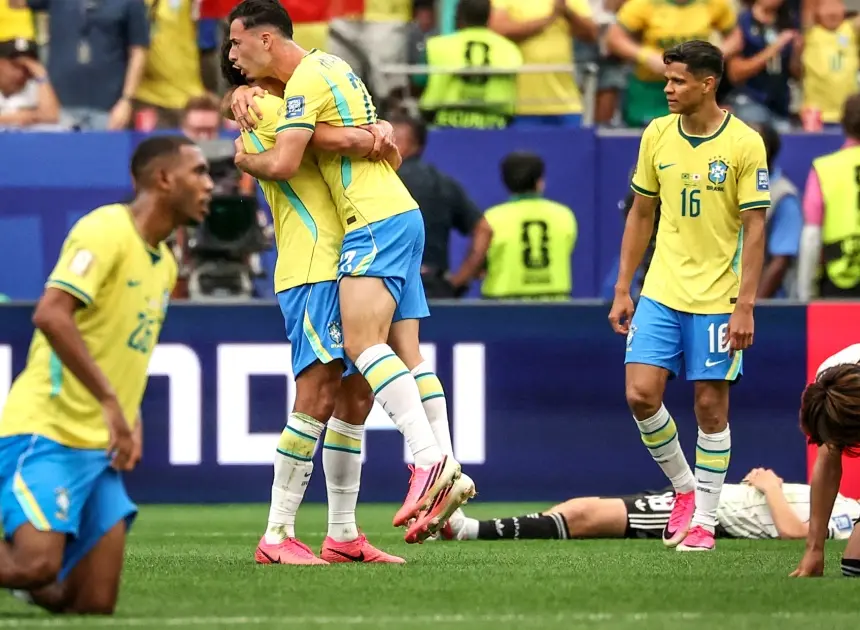 Brazil edges Japan 2-1 with late goal to advance to World Cup round of 16