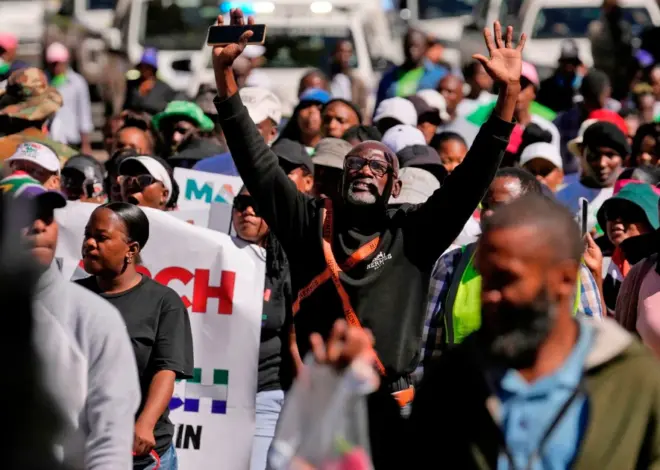 South Africa’s president acknowledges rising tensions over migration