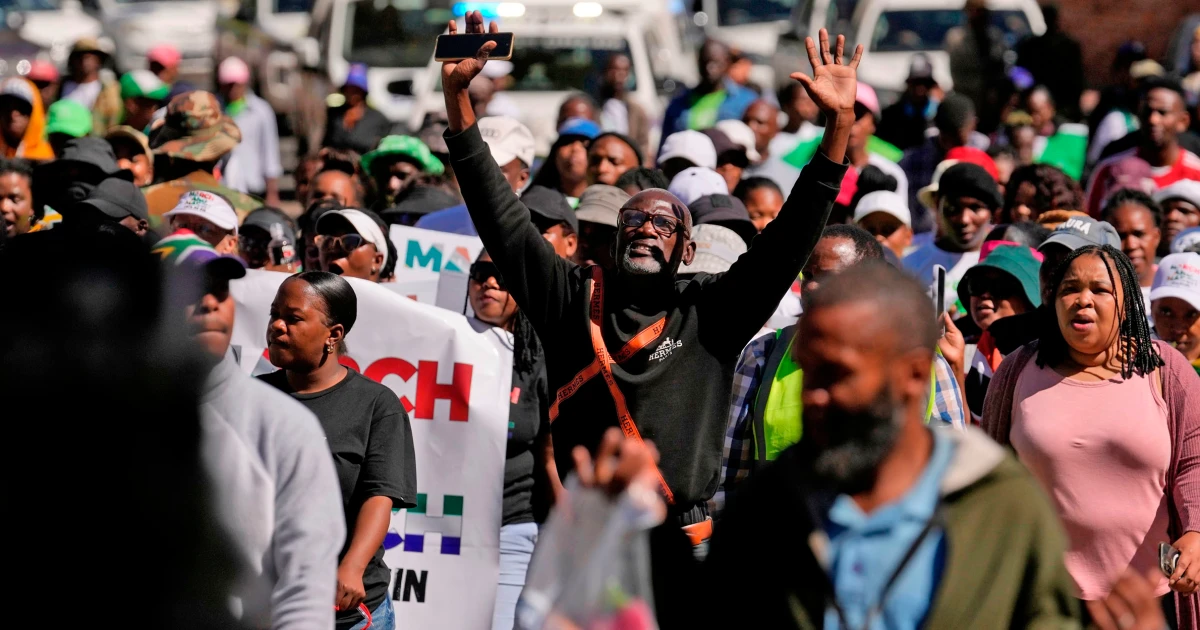 South Africa’s president acknowledges rising tensions over migration