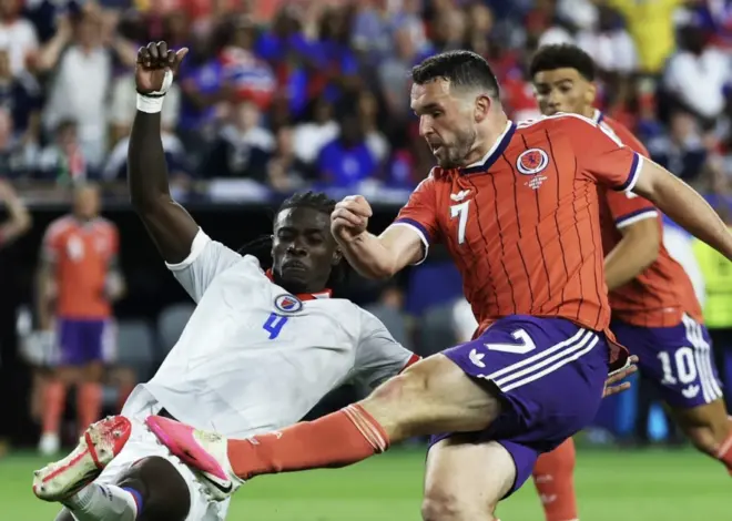 Scotland marks 28-year World Cup absence with 1-0 win over Haiti in Group C