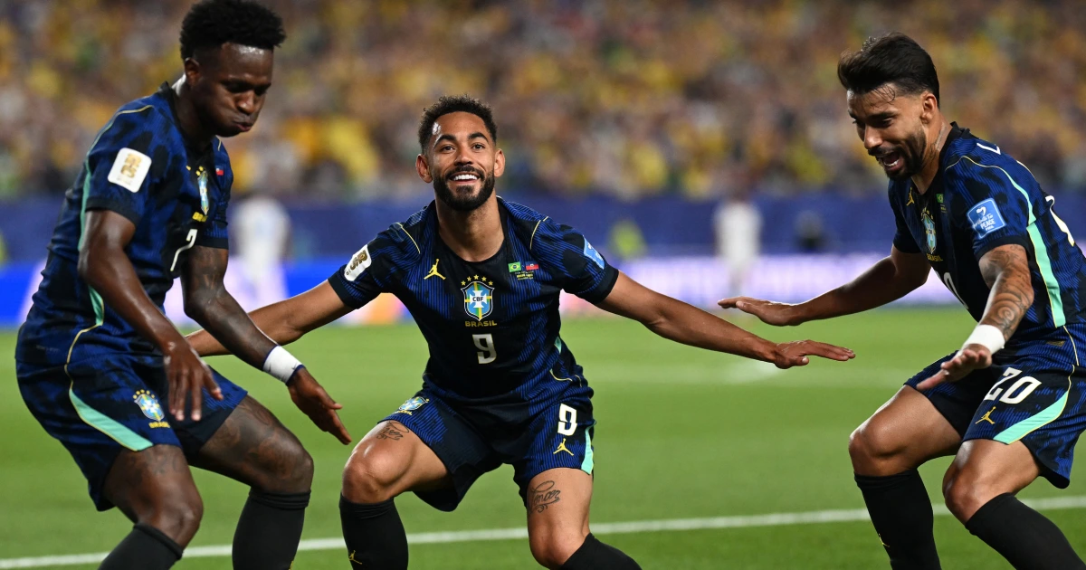 Matheus Cunha scores 2 goals as Brazil eliminates Haiti from World Cup with 3-0 win