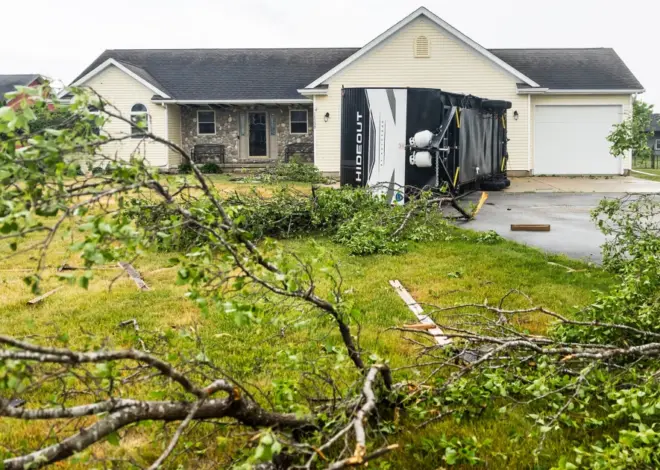 Severe thunderstorms and humid weather rip through the Northeast and Midwest