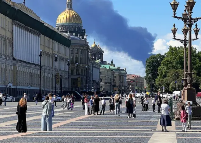 Ukrainian strikes set off fires at oil facilities in Russia and Crimea