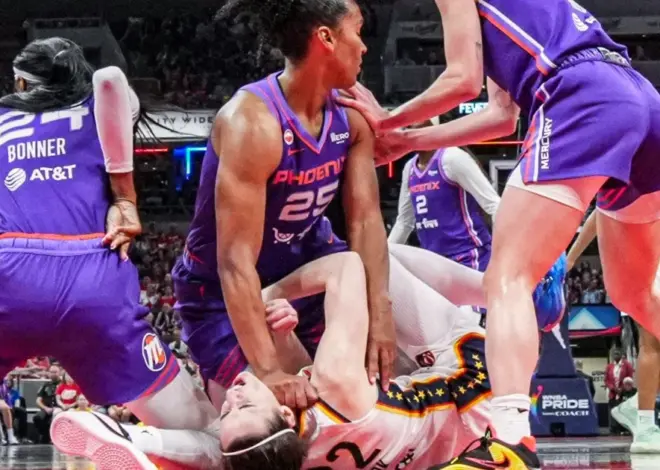 Mercury’s Alyssa Thomas suspended for hitting Caitlin Clark in the throat