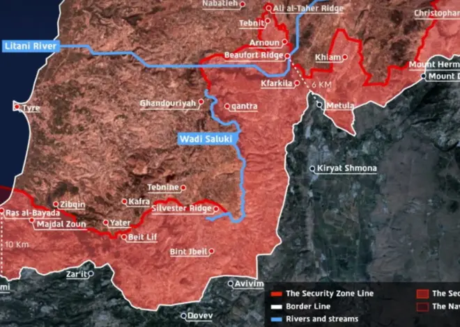 Israel issues new Lebanon occupation map, in talks with U.S. over deployment