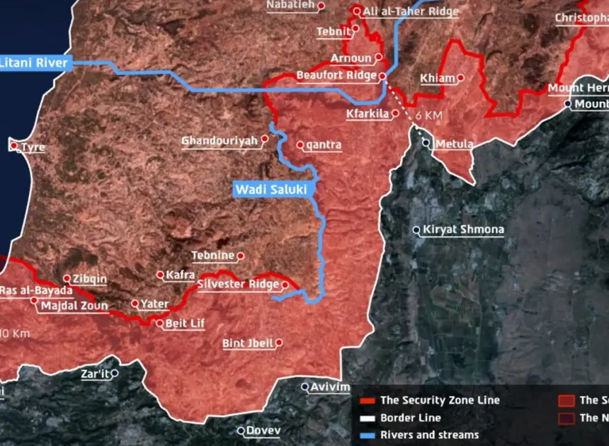 Israel issues new Lebanon occupation map, in talks with U.S. over deployment