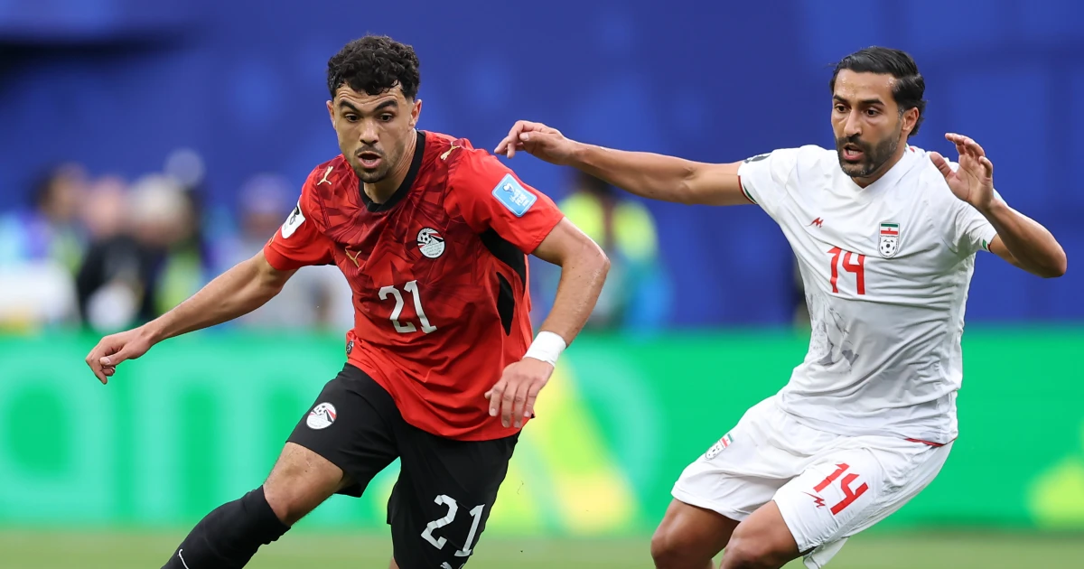 Egypt survives with 1-1 draw against Iran, advances past group stage for 1st time at World Cup