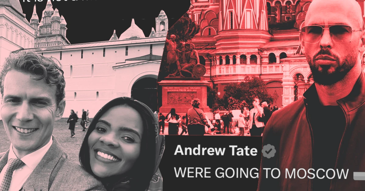 Candace Owens and the Tate brothers turned up in Russia. The Kremlin spun it as a thaw.