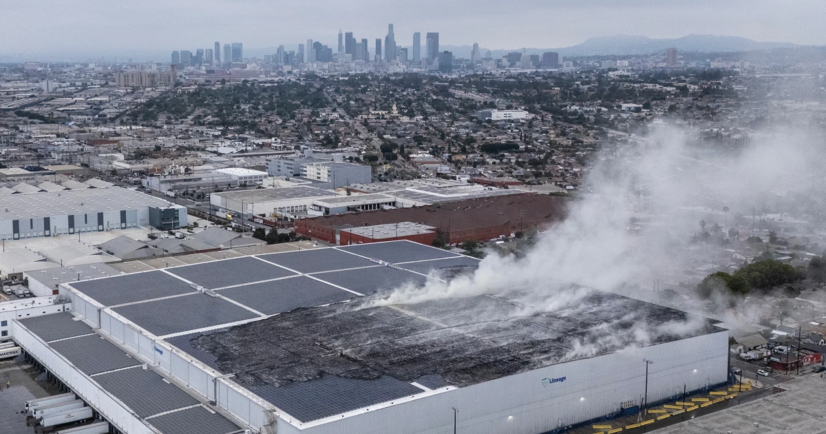 Emergency declaration issued for commercial fire in L.A.’s Boyle Heights neighborhood