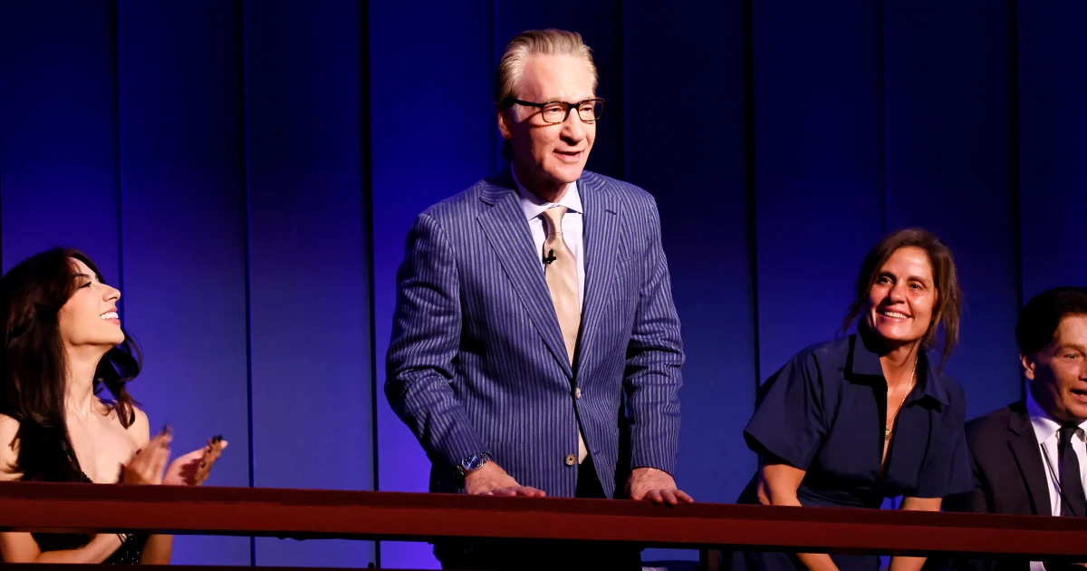 Bill Maher accepts Twain humor prize as the Kennedy Center navigates Trump-era upheaval