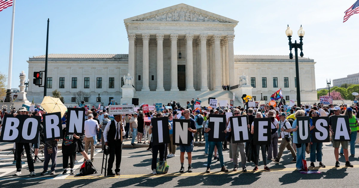 Supreme Court rejects Trump attempt to limit birthright citizenship