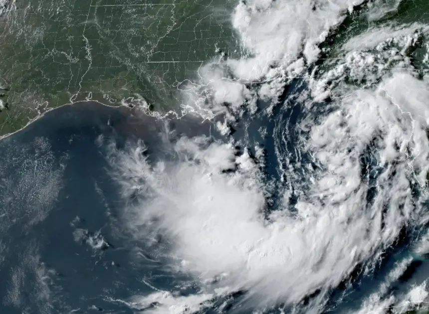 Tropical storm watch issued as depression in the Gulf of Mexico is expected to strengthen