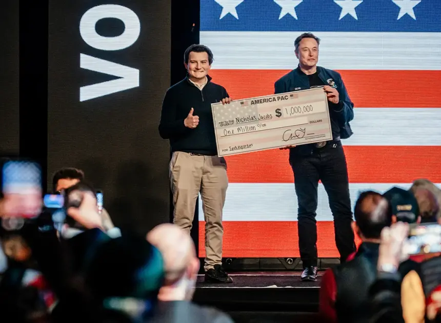 Elon Musk likely broke the law by promising voters $1 million payouts, Wisconsin board says
