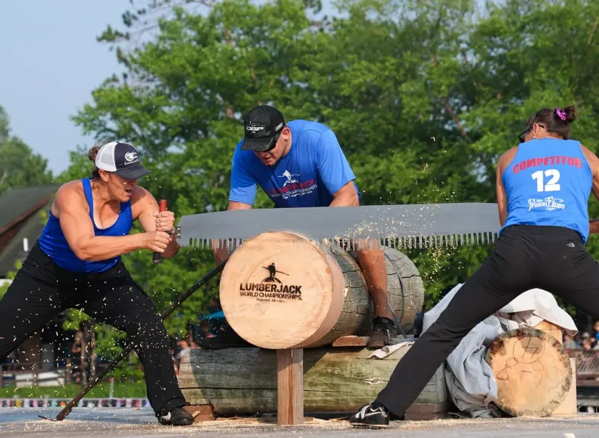 3 women’s world records set at the annual Lumberjack World Championships in Wisconsin