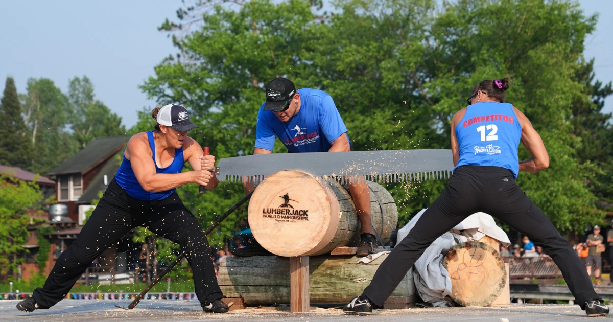 3 women’s world records set at the annual Lumberjack World Championships in Wisconsin
