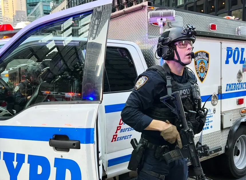 NFL employee shot in last year’s high-rise rampage sues NYC over slain officer’s ‘negligence’
