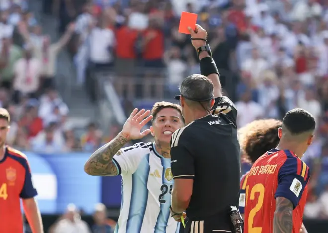 A World Cup known for officiating controversy ends with Argentina seeing red