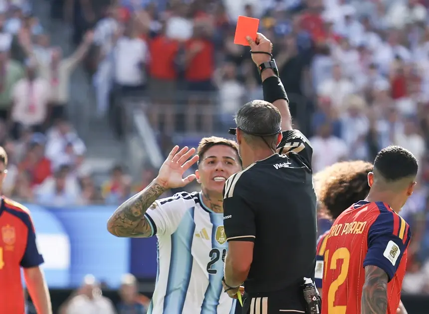 A World Cup known for officiating controversy ends with Argentina seeing red