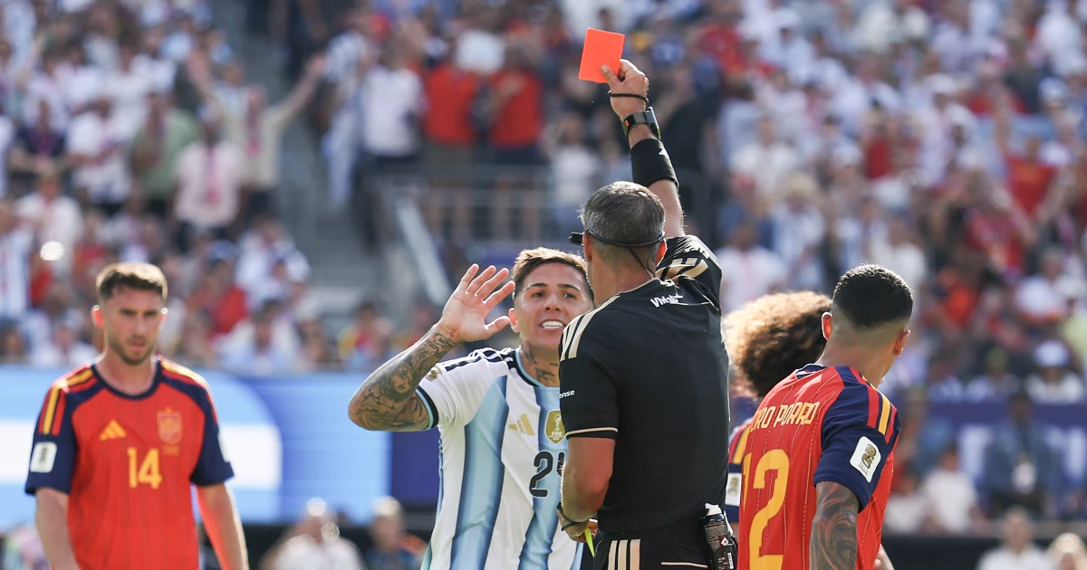 A World Cup known for officiating controversy ends with Argentina seeing red