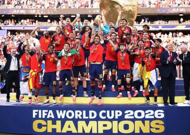Spain’s World Cup champions head home for a royal welcome and a parade through Madrid