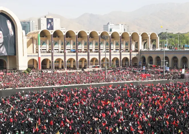 Huge crowds turn out in Tehran for funeral of Supreme Leader Ayatollah Ali Khamenei