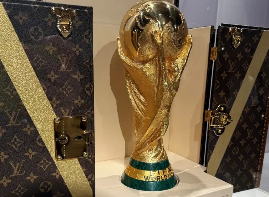World Cup trophy to travel in a bespoke Louis Vuitton trunk to stadium