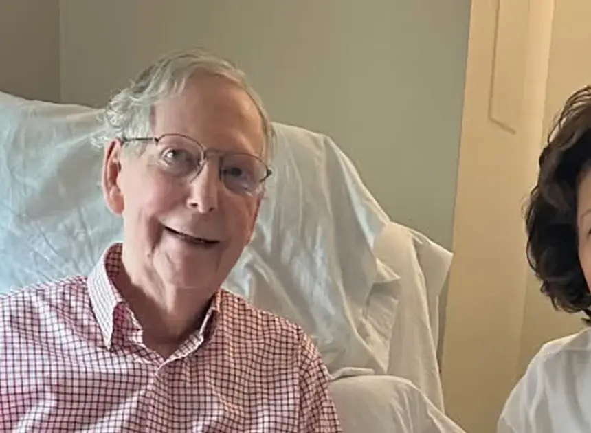Conspiracy theories about Sen. McConnell’s health spread after his office posts hospital photo