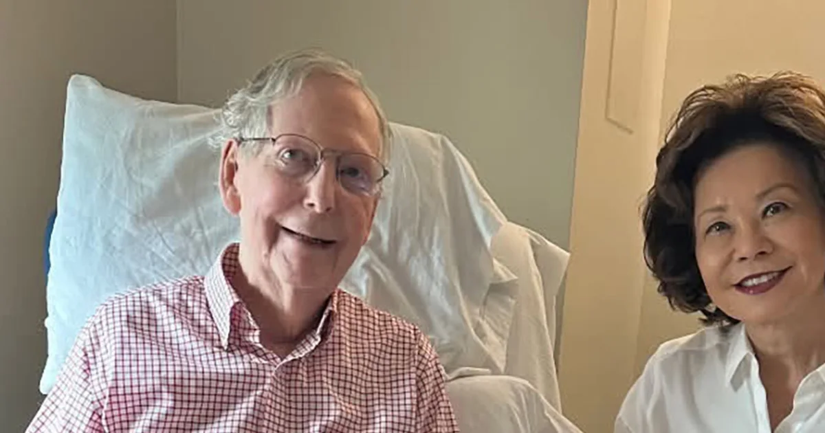 Conspiracy theories about Sen. McConnell’s health spread after his office posts hospital photo