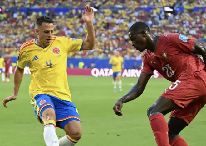Jhon Arias scores and Colombia beats Ghana 1-0 to reach World Cup round of 16