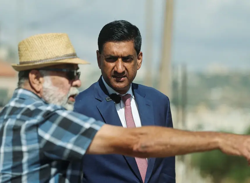 Rep. Ro Khanna detained by Israeli settlers during West Bank visit