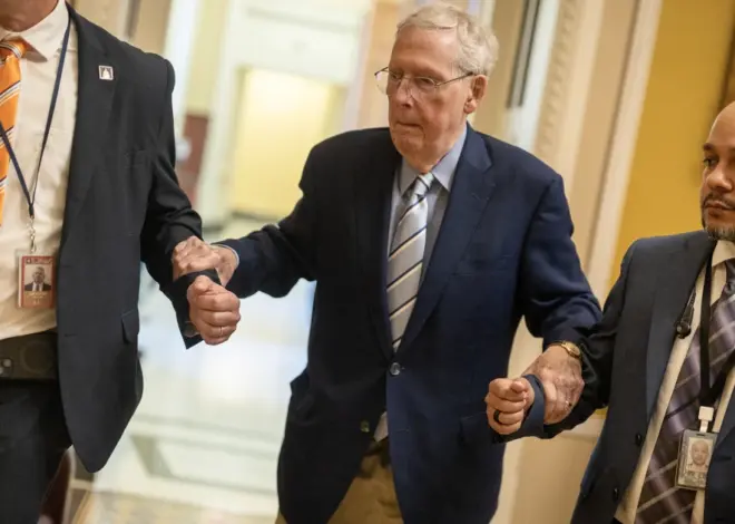 Paramedics responded to a ‘cardiac arrest’ at Mitch McConnell’s home on day of hospitalization
