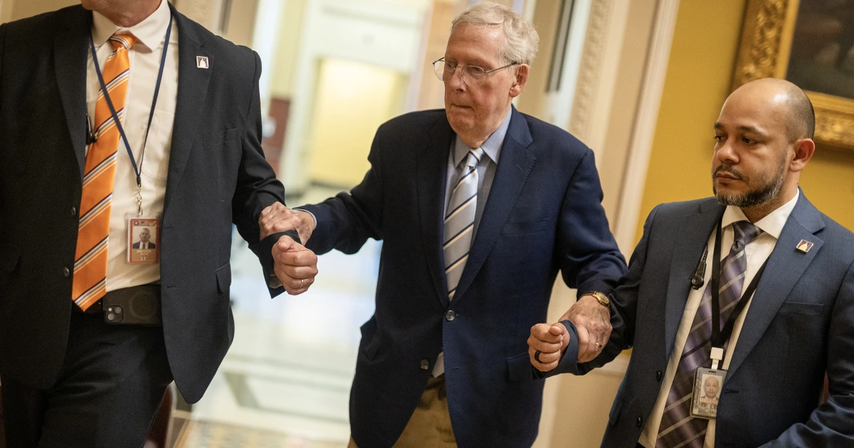 Paramedics responded to a ‘cardiac arrest’ at Mitch McConnell’s home on day of hospitalization