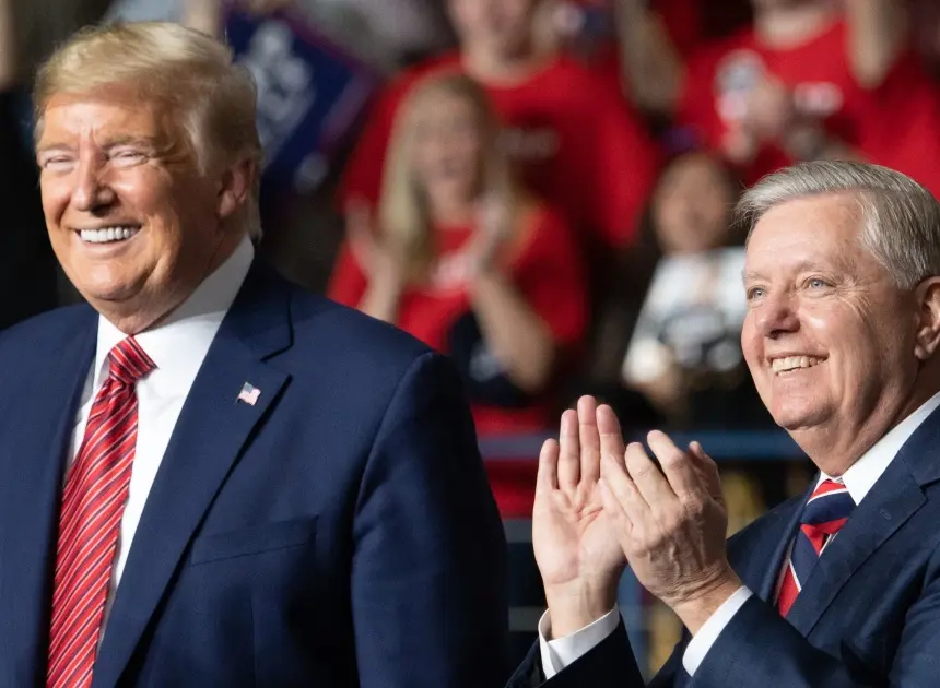 Trump says he spoke with Sen. Lindsey Graham hours before his death