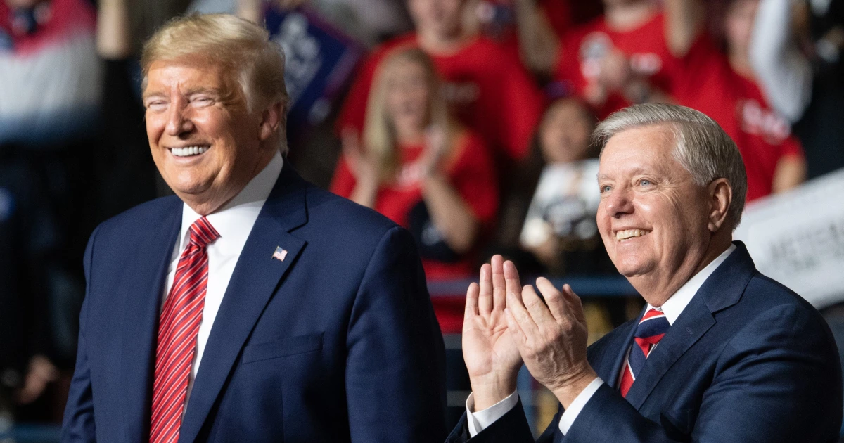 Trump says he spoke with Sen. Lindsey Graham hours before his death