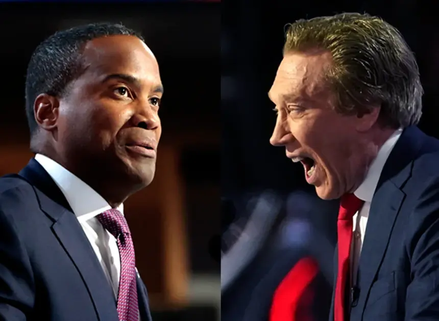 Congressman clashes with wealthy businessman in Michigan’s GOP primary for governor
