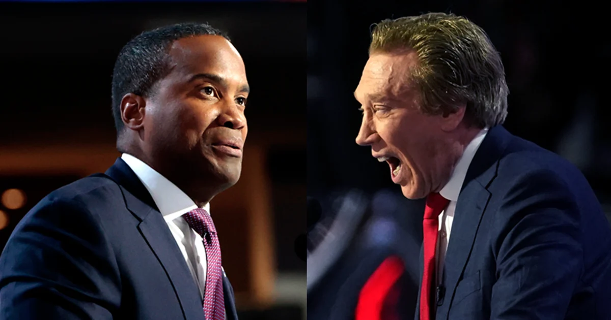 Congressman clashes with wealthy businessman in Michigan’s GOP primary for governor
