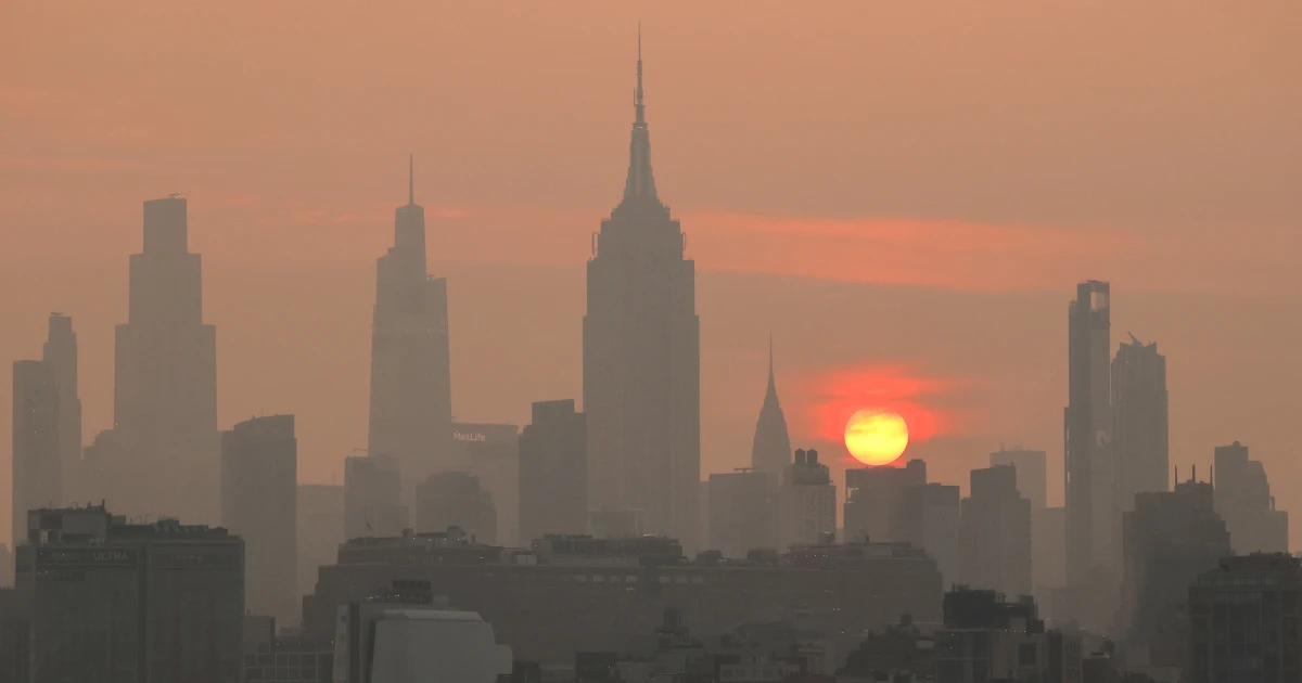 Where the wildfire smoke from Canada is blowing, and how dangerous it is