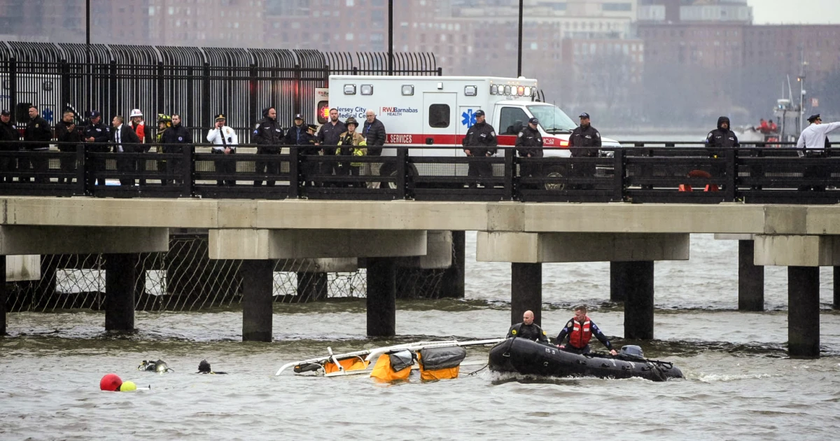 NYC sightseeing chopper likely hit birds before plunging into Hudson River, NTSB finds