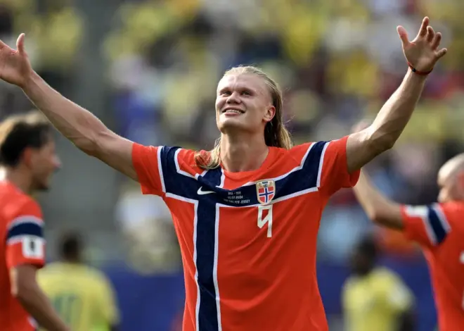 Erling Haaland cements superstar status, scores twice in Norway’s 2-1 win over Brazil